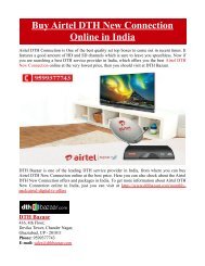 Buy Airtel DTH New Connection Online in India