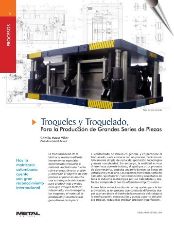 Troqueles y Troquelado