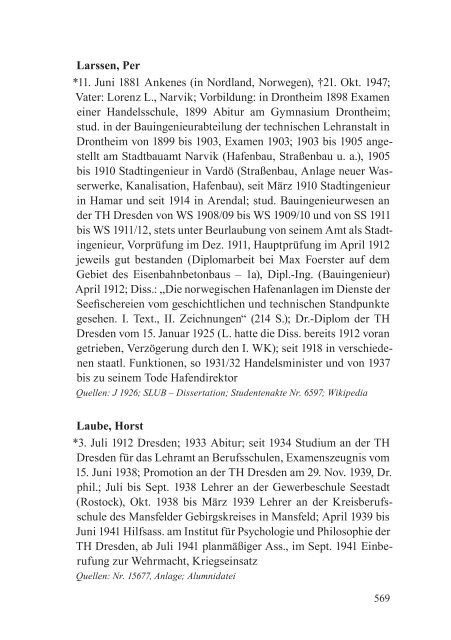 Biographisches Lexikon der frühen Promovenden der TU Dresden (1900-1945)