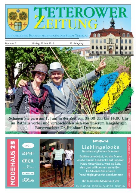 Teterower Zeitung 28.05.2018