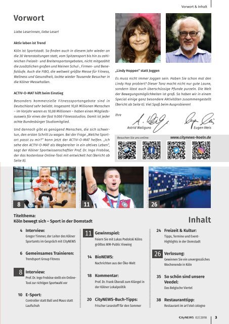 CityNEWS-Ausgabe 02 / 2018