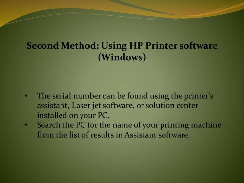 Easy Steps To Find Out The Serial Number On HP Printer