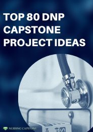 Ideas For DNP Capstone Project