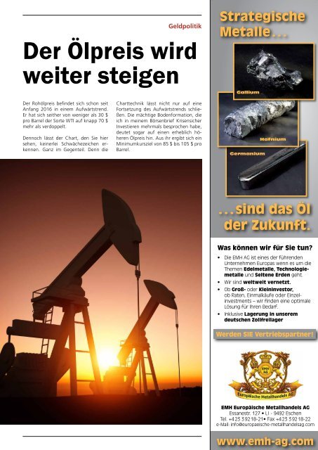 Sachwert Magazin Ausgabe 67, Mai 2018