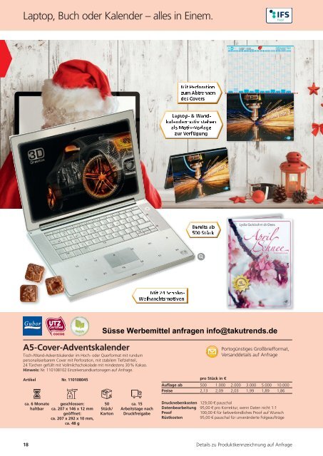 Süsse Werbemittel süsse Werbung Katalog 