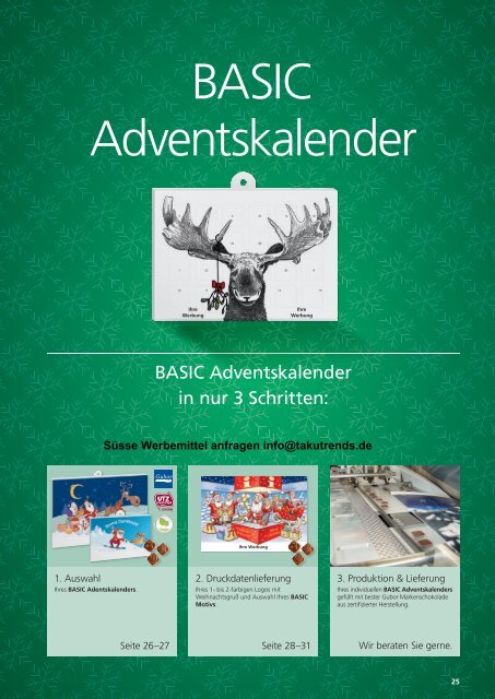 Süsse Werbemittel süsse Werbung Katalog 