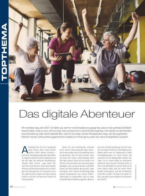 Das digitale Abenteuer - oder wie man Sport in den nächsten Jahren erleben und digital unterstützen kann