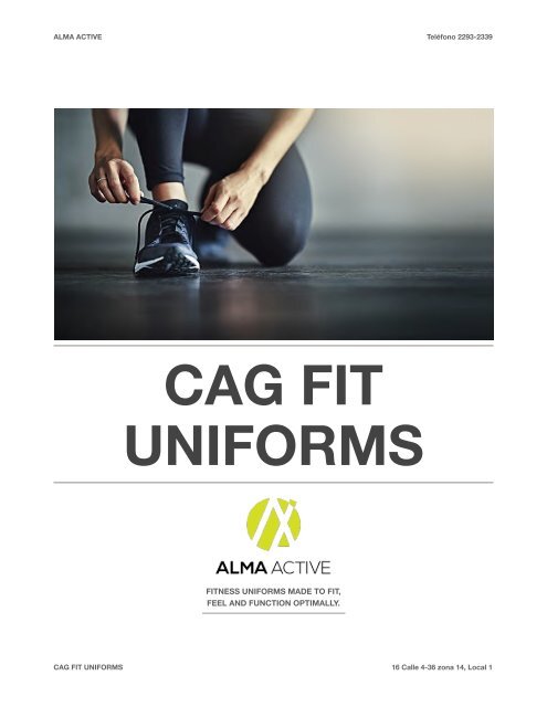 Catalogo CAG Fit - Alma Active