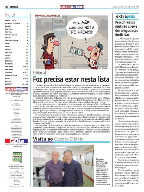 GAZETA DIARIO 582