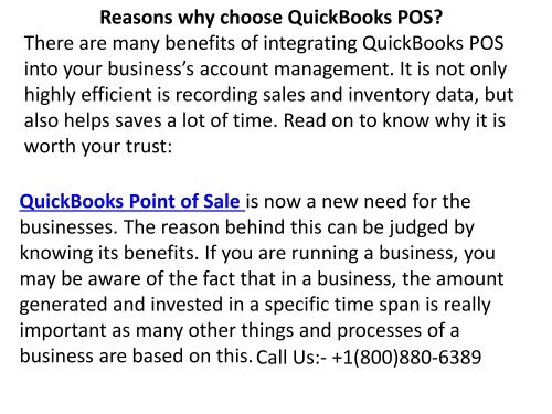 7 Reasons Why You Need To Upgrade to QuickBooks Point of Sale (POS)