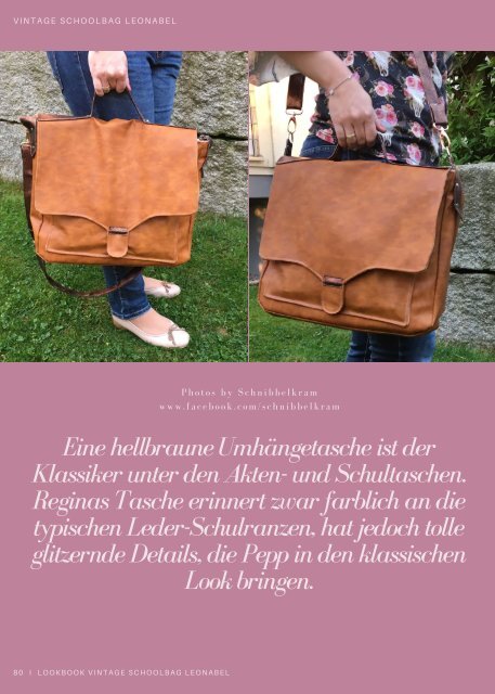 Lookbook Vintage Schoolbag Leonabel