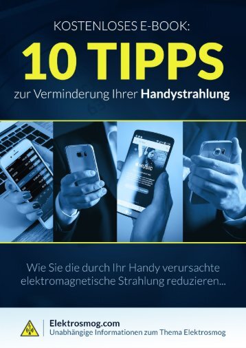 E-Book zur Verminderung Ihrer Handystrahlung
