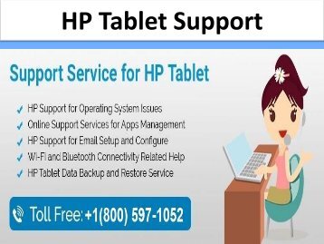 HP Tablet Support