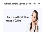 Quicken contact Number1-888-677-5677