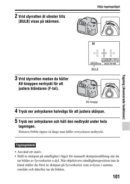 Sony SLT-A65VY - SLT-A65VY Consignes d&rsquo;utilisation Su&eacute;dois