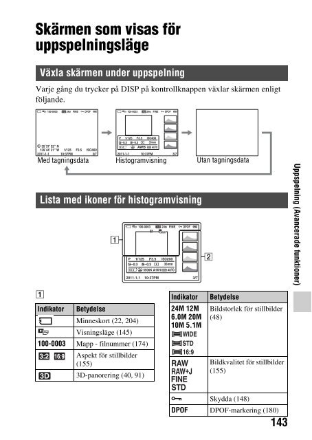 Sony SLT-A65VY - SLT-A65VY Consignes d&rsquo;utilisation Su&eacute;dois