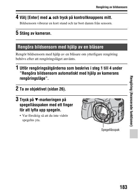 Sony SLT-A65VY - SLT-A65VY Consignes d&rsquo;utilisation Su&eacute;dois