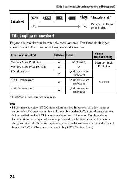 Sony SLT-A65VY - SLT-A65VY Consignes d&rsquo;utilisation Su&eacute;dois