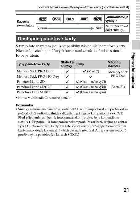 Sony SLT-A65VY - SLT-A65VY Consignes d&rsquo;utilisation Tch&egrave;que