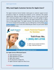 Why need Apple Customer Service for Apple Users?