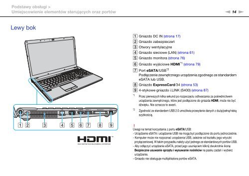 Sony VPCF12E1E - VPCF12E1E Mode d'emploi Polonais