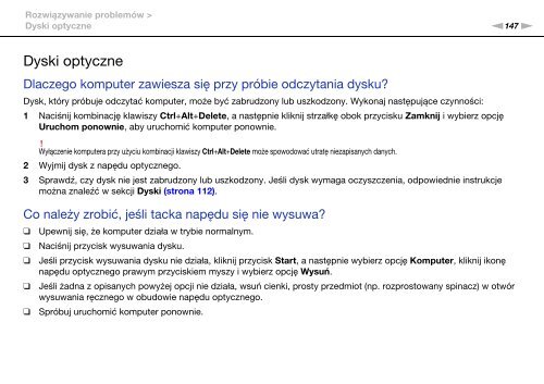 Sony VPCF12E1E - VPCF12E1E Mode d'emploi Polonais