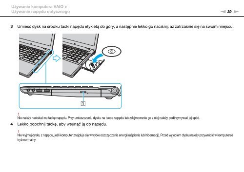 Sony VPCF12E1E - VPCF12E1E Mode d'emploi Polonais