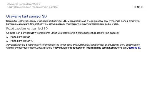 Sony VPCF12E1E - VPCF12E1E Mode d'emploi Polonais