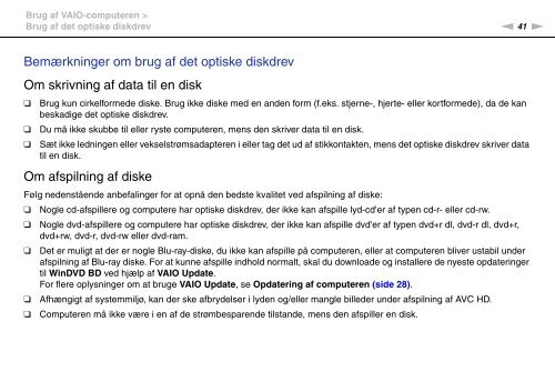 Sony VGN-NW21MF - VGN-NW21MF Mode d'emploi Danois