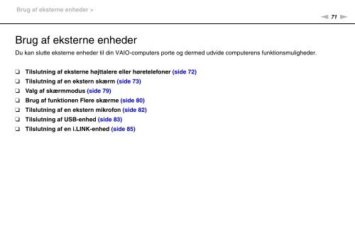 Sony VGN-NW21MF - VGN-NW21MF Mode d'emploi Danois