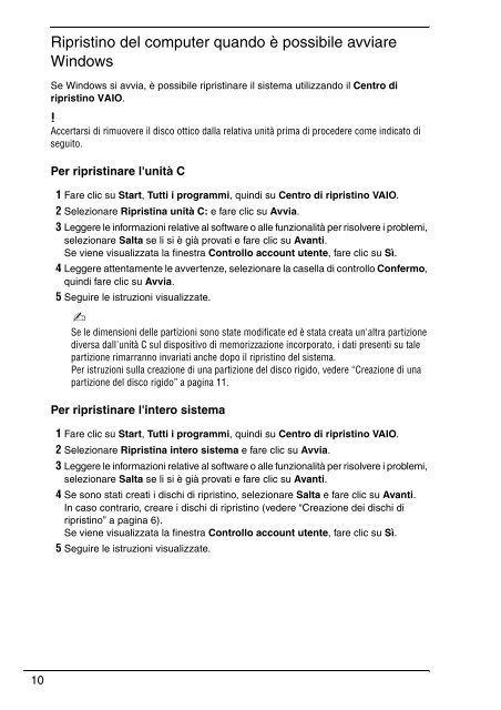 Sony VGN-NW21MF - VGN-NW21MF Guide de d&eacute;pannage Italien