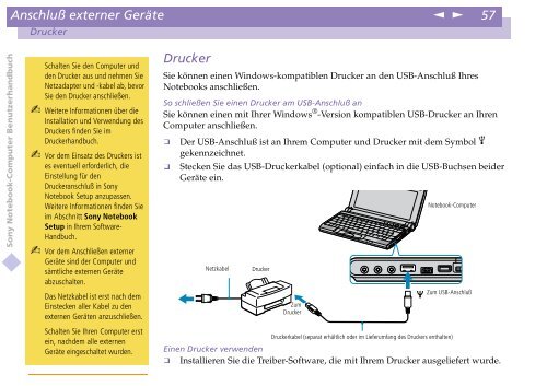 Sony PCG-C1VE - PCG-C1VE Istruzioni per l'uso Tedesco