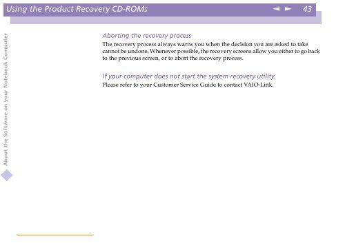 Sony PCG-C1VE - PCG-C1VE Manuale software Inglese