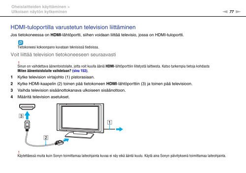 Sony VGN-NW21MF - VGN-NW21MF Mode d'emploi Finlandais