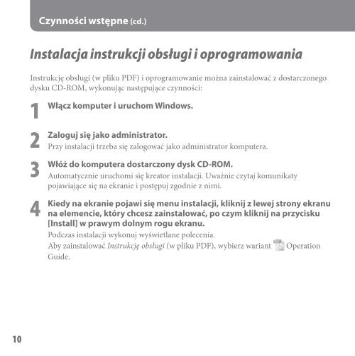 Sony NWZ-A818 - NWZ-A818 Mode d'emploi Polonais