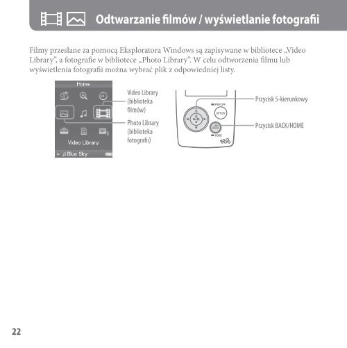 Sony NWZ-A818 - NWZ-A818 Mode d'emploi Polonais