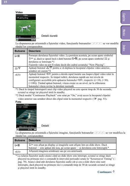 Sony NWZ-A818 - NWZ-A818 Mode d'emploi Roumain