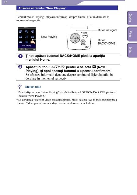 Sony NWZ-A818 - NWZ-A818 Mode d'emploi Roumain