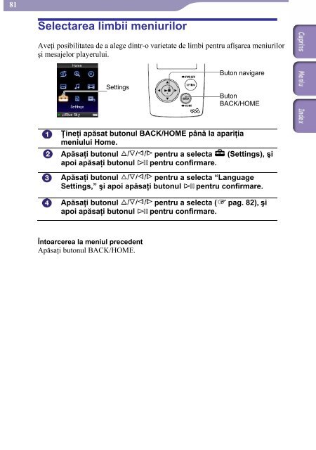 Sony NWZ-A818 - NWZ-A818 Mode d'emploi Roumain