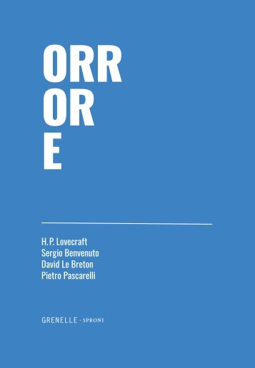 anteprima orrore