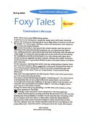 Foxy Tales 2008