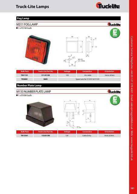 Maypole Lighting and Towing Catalogue RGB