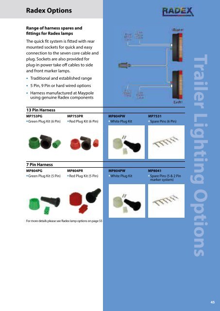 Maypole Lighting and Towing Catalogue RGB