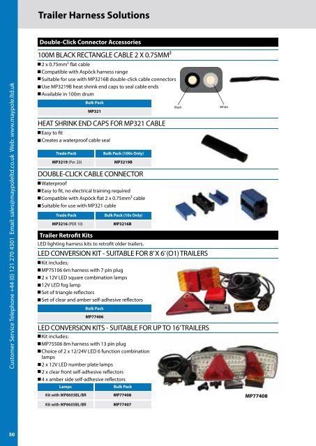 Maypole Lighting and Towing Catalogue RGB