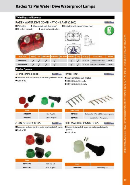 Maypole Lighting and Towing Catalogue RGB