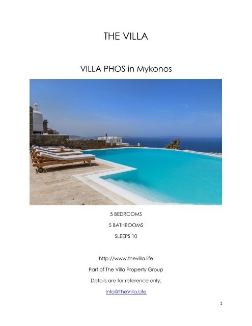 Villa Phos - Mykonos