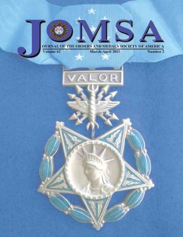 Vol. 62, No. 2 (March-April 2011) - Orders and Medals Society of ...