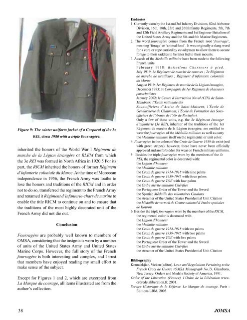 Vol. 62, No. 2 (March-April 2011) - Orders and Medals Society of ...
