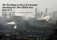 Understanding Heat Exchanger Reading 02 Part 2 of 2