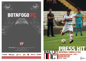 PRESS KIT: Botafogo x Joinville (SC) - Camp. Brasileiro Série C - 20/05/2018